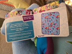 My Little Pony MLP Plush Character & Throw Blanket Set NEW NWT