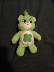Care Bears Lucky green St. Patrick’s day 4 clover plush stuffed animal Basic Fun