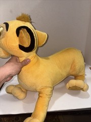 Disney Hasbro 2002 Large 20″ Lion King Plush Stuffed Simba USED GOOD