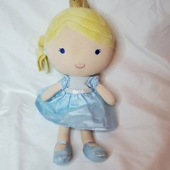 Carters Plush Princess Blue Dress 12″ Stuffed Doll Plush
