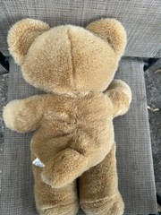 Vintage McCrory Corp Teddy Bear Plush Made In Korea 1980s Stuffed Animal 16”