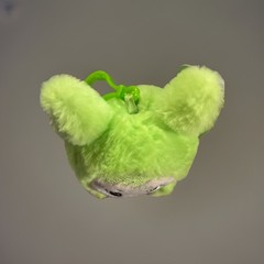LaBabies – Zuzu – Monster Keychain Clip – Approx 5″ High – Super Soft – Green