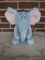 Kohl’s Cares /Dr. Seuss Elephant “Horton” Hears a Who! Book Character Plush 10″