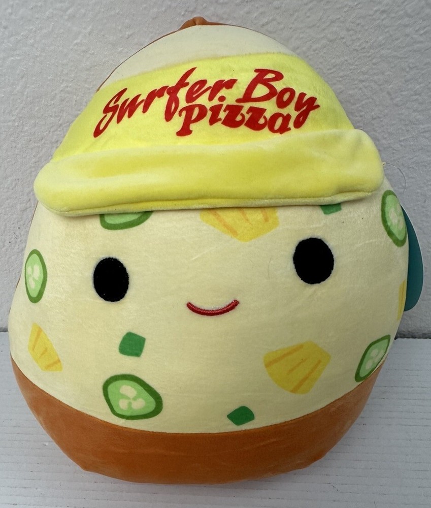 Squishmallow 10″ Stranger Things Surfer Boy Pizza