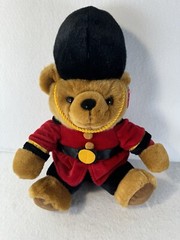 VTG NWT Keel Toys Christmas Guardsmen Nutcracker Teddy Bear Plush United Kingdom