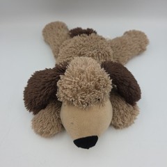 Warmies Plush Weighted Brown Furry Soft Puppy Comfort Microwaveable Stuffed 9″