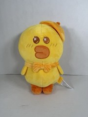 Sally Makes Everything Yellow Line Friends Bow Tie Duck Plushie