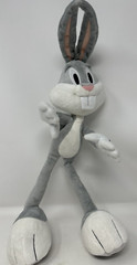 2012 Looney Tunes Show The Bridge Direct Inc Flexible Bugs Bunny Plush 20”