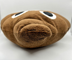 Poop Emoji Plush 12 Inch Stuffed Pillow Toy Funny Smiley Brown Plush