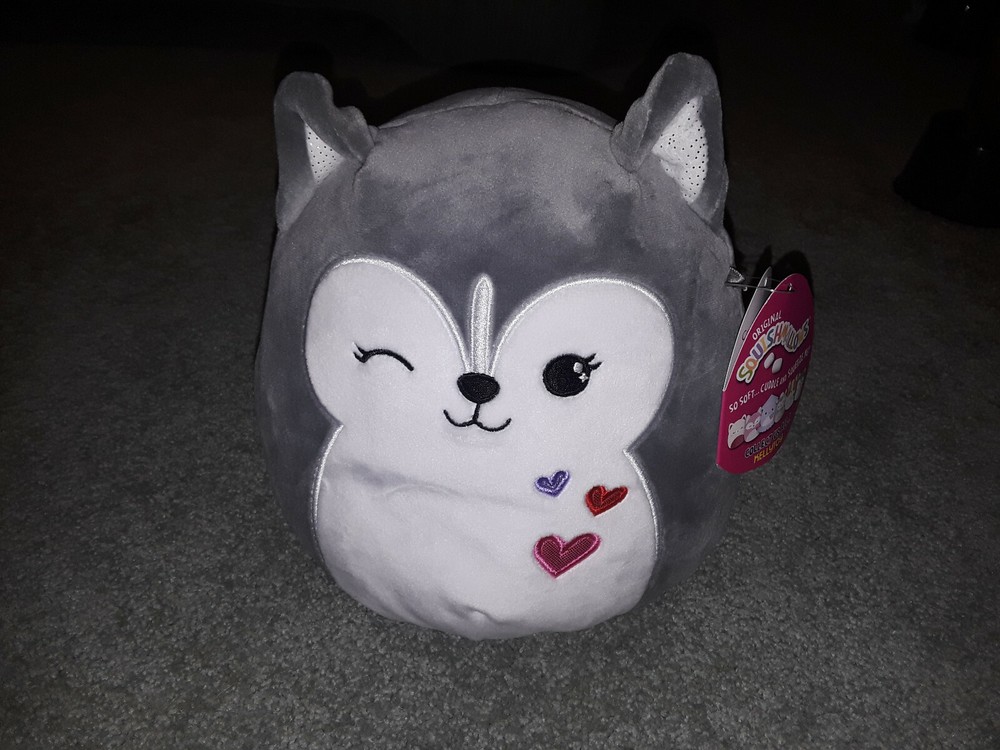 NEW 8″ SQUISHMALLOWS HEIDI HUSKY HEARTS 2021