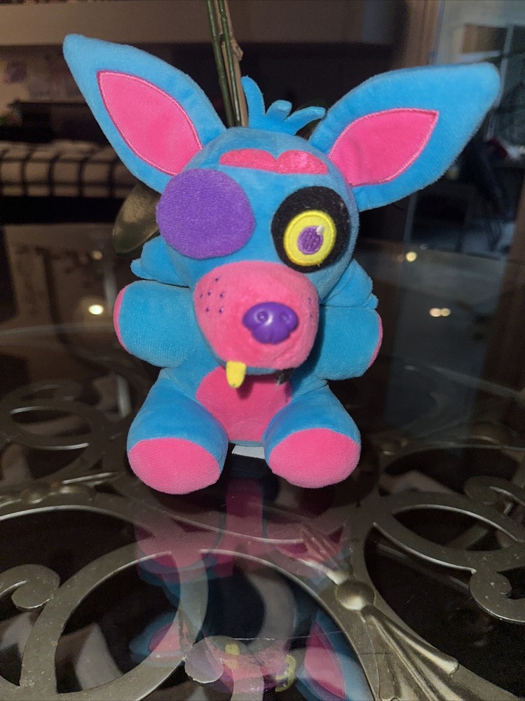 Funko Five Nights At Freddy’s BLACKLIGHT FOXY Pink Blue 8in Plush Animal 2018
