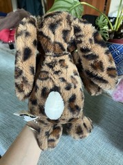 “Jellycat” Bunny Plush Toy Leopard Print Stuffed Animal