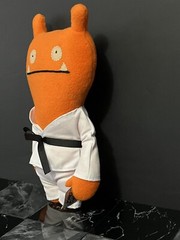 2013 Uglydoll Wage Plush Tae Kwon Wage Karate Outfit Gi Black Belt GUND Doll EUC