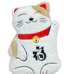 Maneki Neko 18″ LUCKY CAT Decorative Lunar New Year Pillow Costco Exclusive NWT!