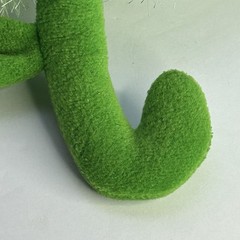 Walmart Shaggy Flower Plush Green/Purple Floral Stuffed Decor Smiley Face 10.5”