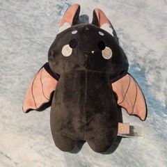 HoneyMaru Halloween Vampire Bat Plush Cracker Barrel Exclusive Black Pink 12″