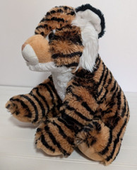 Plush Adventure Planet Bengal Tiger Beaded Brown Eyes 12″ tall sitting