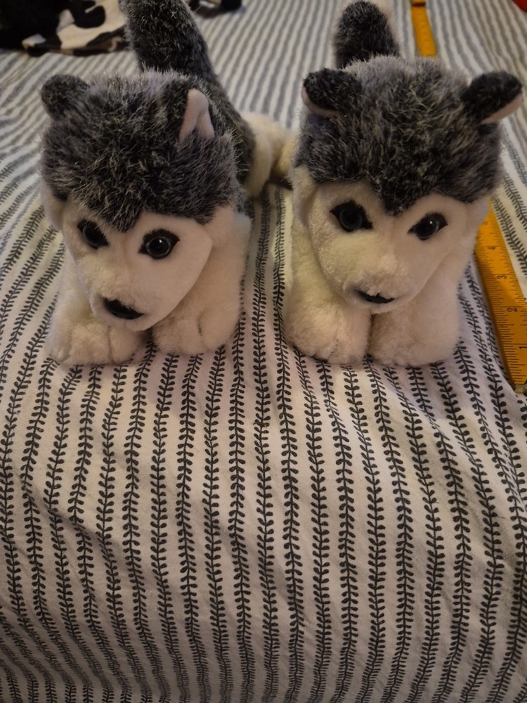 2 Alaska Husky Dog Stuffed Animal The Stuffed Animal House 7″