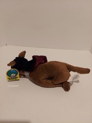 Homies Dog Pound Plush Dobee Red Peek-A-Boo Toys Cape Doberman Chain Rare w Tag