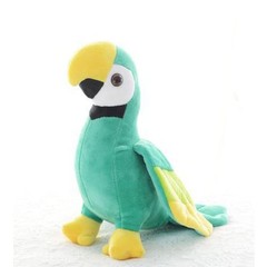 CHELEI2019 9.8″ Parrot Stuffed Animal Soft Bird 9.8 inches, Green