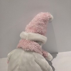 Good Stuff Plush Stuffed Christmas Snowman 16″ Pink Hat Scarf