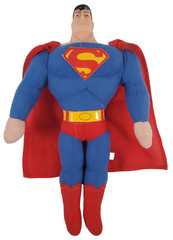 Vintage Superman Plush Doll DC Comics Vinyl Head 17” Super Hero