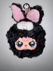 Baby 3-year Zipper Bag Plush black Black Rabbit Confirmed. Crying Eyes.