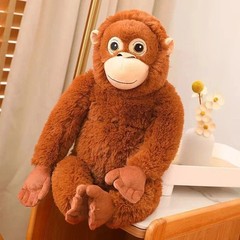 Punch Orangutan Djungeskog Brown Ikea Plush 26in Punch Monkey Plush*