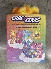 New Care Bears Funshine Bear Sunny Sun Glasses Belly Badge Bracelet Inc 2024 NWT