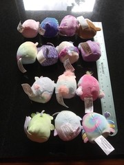 Lot of 14 Squishville Micromallow 2 inch Plush Kelly Toys well loved used toys