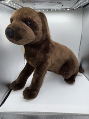 Russ Yomiko Classic Sitting Chocolate Labrador 19” Stuffed Animal 35805 RARE