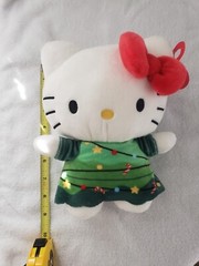 Sanrio HELLO KITTY HOLIDAY CHRISTMAS TREE OUTFIT 8” Soft Plush Stuffed Toy – NWT