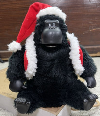 Magogo Gorilla Santa – Battery Powered Dancing/Singing – VTG