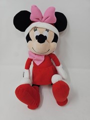 DISNEY MINNIE MOUSE RED CHRISTMAS PLUSH, KOHLS CARES Santa Hat With Bow