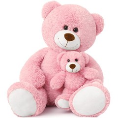 Muiteiur Giant Teddy Bear Stuffed Animal, Cute Mommy and Baby Bear,Teddy Bear…