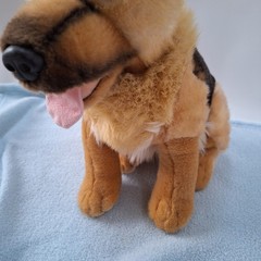 Circo Realistic Tan Black German Shepherd Soft Stuffed Plush Puppy Dog Plushie