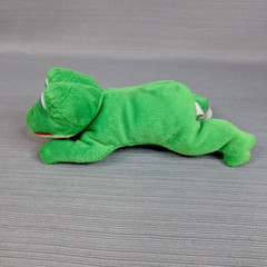 Vintage Kolden Toys Plush Frog Green Floppy 8″