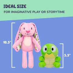 Bluey Friends Floppy & Turtleboy 2 Pack Plush Stuffed Animals Kids Toys Gifts