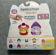 NEW~ Squish-a-Longs Squishmallows 8 Figures Mini Figure Series 1 ring style 1