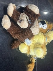Ganz Webkinz Plush Monkey HM080 / Lion HM006 New Sealed Tag