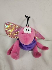 SUGAR LOAF PLUSH ACMI Pink Purple Insect With Wings Ant Fly 6″