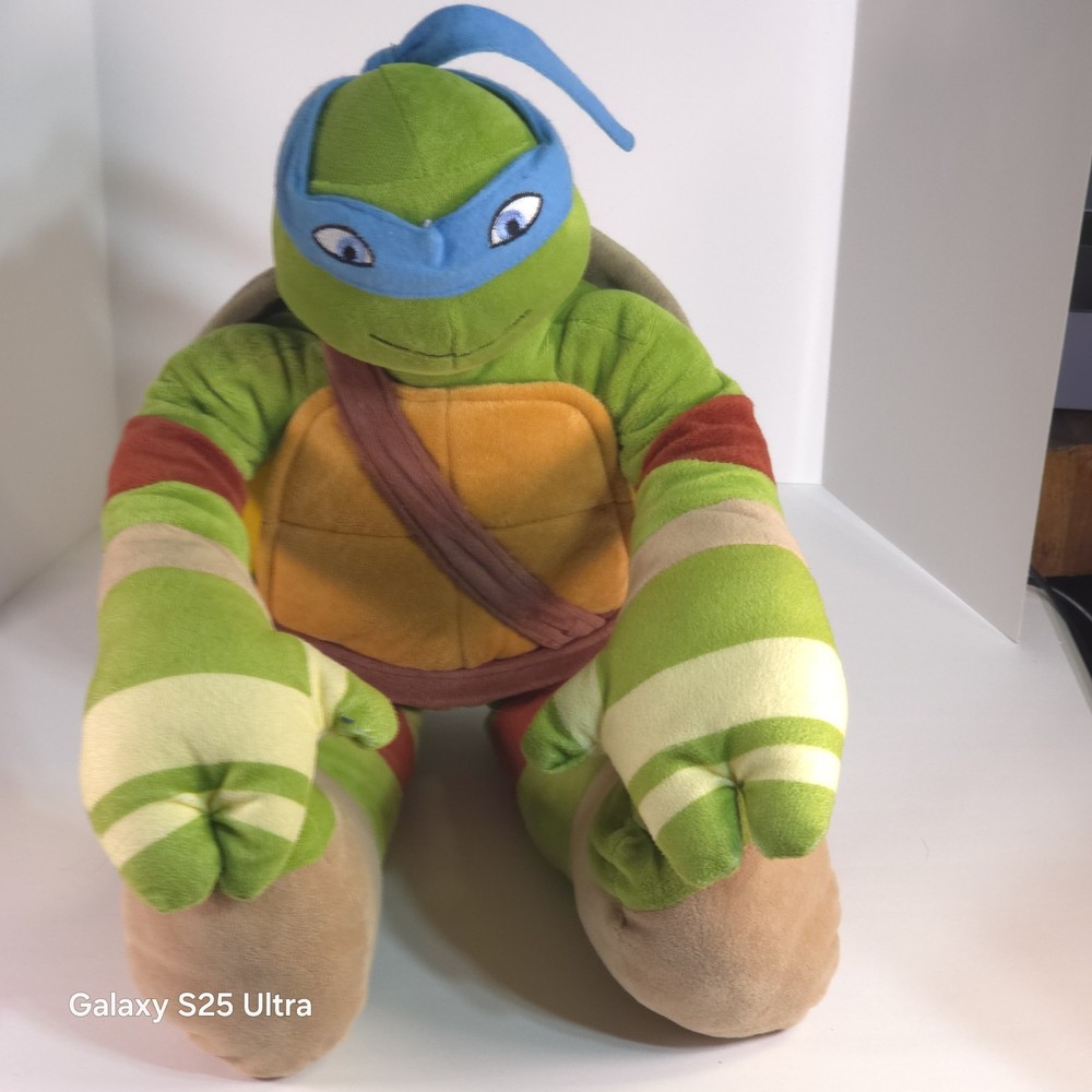 Teenage Mutant Ninja Turtles LEONARDO Plush Big 24” Pillow Pal Nickelodeon TMNT