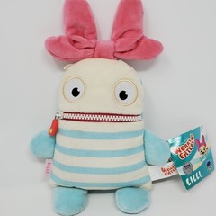 NWT Gerd Hahns Worry Eaters Lilli Plush Toy Zipper Mouth Pouch 10″