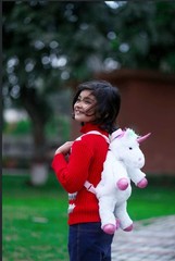 Fluffy Plush Rainbow Unicorn Animal 14 Inches – Cuddly Autism ADHD Soft Magic…