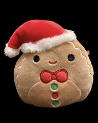 Squishmallow Gingerbread Boy Jordan 6” Super Soft Plush EUC, Christmas