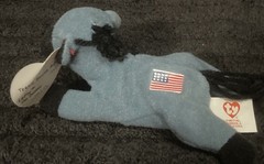 Ty Teanie Beanie Lefty the Donkey Stuffed Animal Plush Toy New NWT