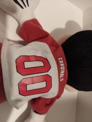 The Northwest Company Mickey Mouse Cardinals #00 Plush Red/White Jersey 2013
