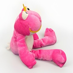 Commonwealth Pink Frog Plush Princess Crown Velour Floppy Vintage 1995 HTF 12”