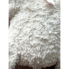 Koala Baby Vintage White Lamb Sheep Plush Stuffed Animal Satin Pink Bow Lovey
