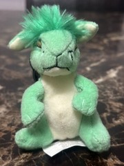 Neopets McDonald’s 2004/2005 Green Shoyru Plush Happy Meal Toy Stuffed Animal